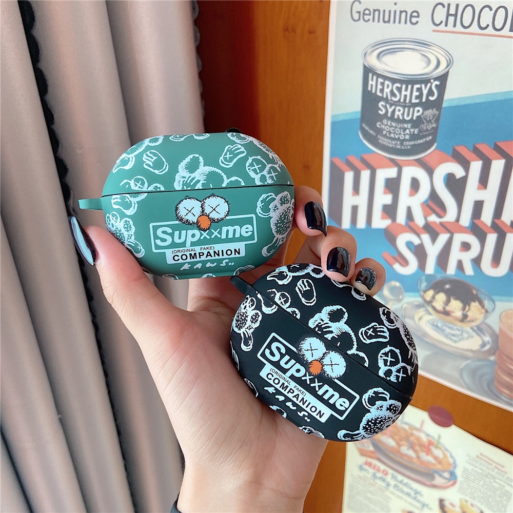 Vỏ Bảo Vệ Hộp Sạc Tai Nghe OPPO Enco Air 2 Chất Liệu Mềm Họa Tiết Sesame Street