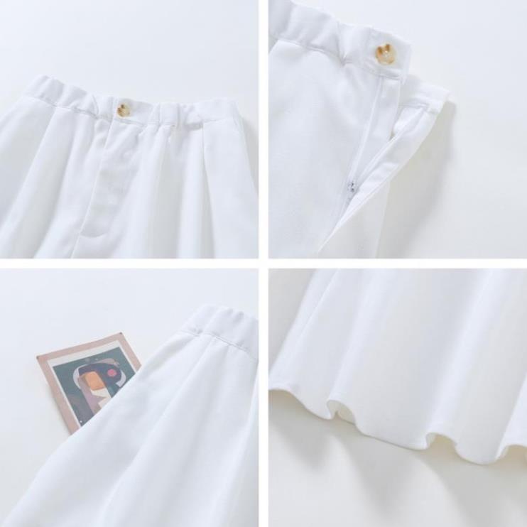 Yena Chân Váy Chữ A Lưng Cao Phối Túi Phong Cách Hàn Quốc | BigBuy360 - bigbuy360.vn