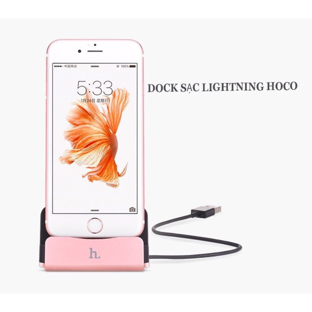 DOCK SẠC LIGHTNING HOCO Chính hãng Hoco
