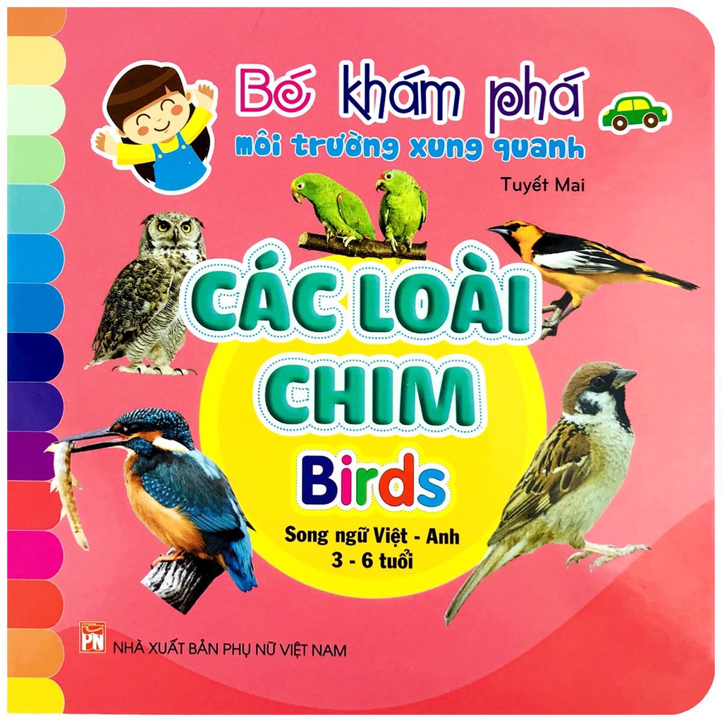 Sách - Bé Khám Phá Môi Trường Xung Quanh (Song ngữ Việt - Anh, Dành cho trẻ từ 3 - 6 tuổi) - Lẻ tùy chọn