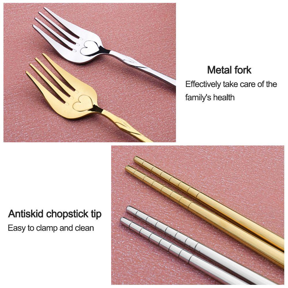 Bộ Muỗng Nĩa Đũa Ăn Trái Cây Bền Bỉ