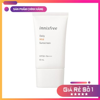 Kem chống nắng hàng ngày innisfree daily mild sunscreen spf50+ pa++++ 50ml