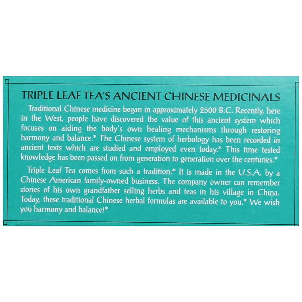 [EXP 2024] Trà Thảo Mộc Giúp Giảm Căng Thẳng Triple Leaf Tea Relaxing Tea