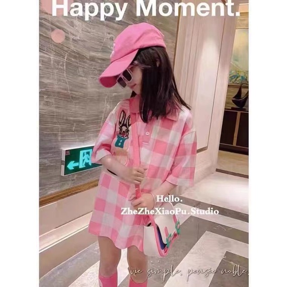 Áo Thun polo Tay Ngắn Bằng Cotton Phong Cách Phương Tây Thời Trang Mùa Hè Hàng Mới Dành Cho Bé Gái 2022