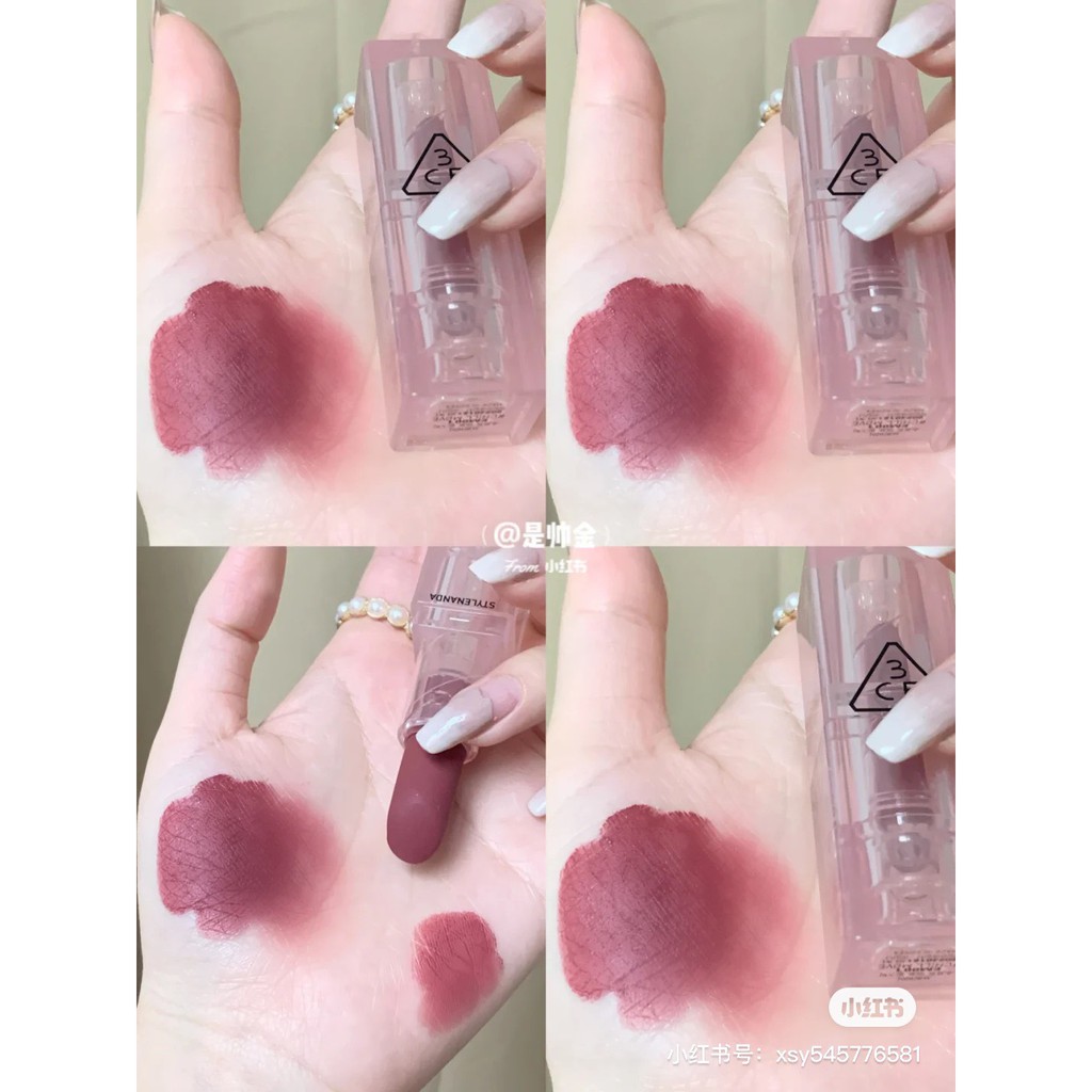 [Clear Layer] Son Thỏi Lì 3CE Soft Matte Lipstick Warm & Cool | BigBuy360 - bigbuy360.vn