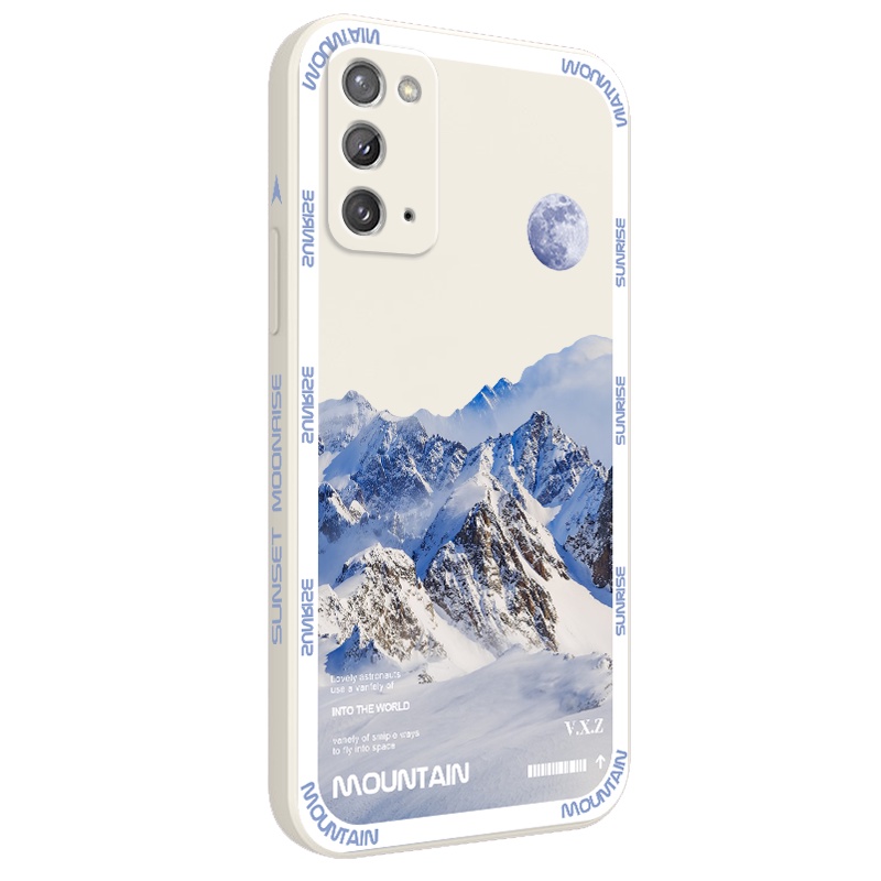 Ốp Điện Thoại Silicone Dẻo In Hình Phong Cảnh Mặt Trời Mọc Cho Samsung Galaxy Note 20 Ultra 10 Plus 9