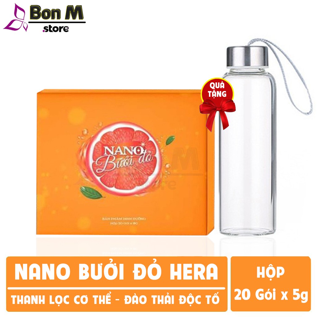 Nano Bưởi Đỏ Hera ⚡FREESHIP⚡ Hỗ Trợ Giảm Cân, Làm Đẹp Da, Giảm Mỡ Bụng, Thanh Lọc Cơ Thể, Nâng Cao Sức Đề Kháng
