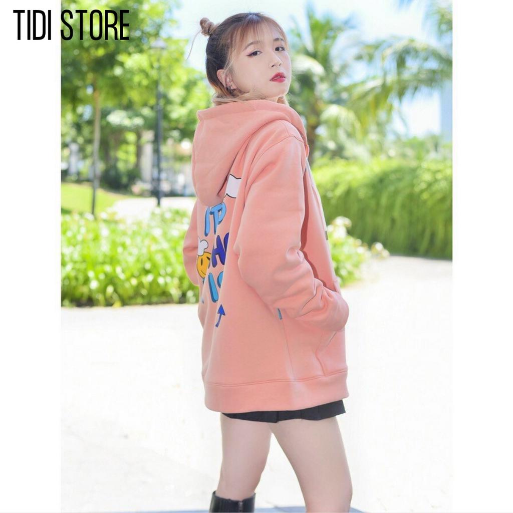 Áo khoác nỉ hoodie unise nam nữ chất dày dặn in hình dễ thương chống nắng JKN95