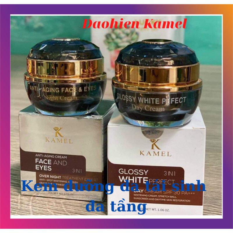 Bộ kem dưỡng da tái sinh đa tầng cao cấp Kamel chính hãng (Ngày - Đêm)