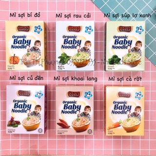 [GOLDEN NOODLE] MÌ SỢI HỮU CƠ CHO BÉ 200GR (Từ 7m+)