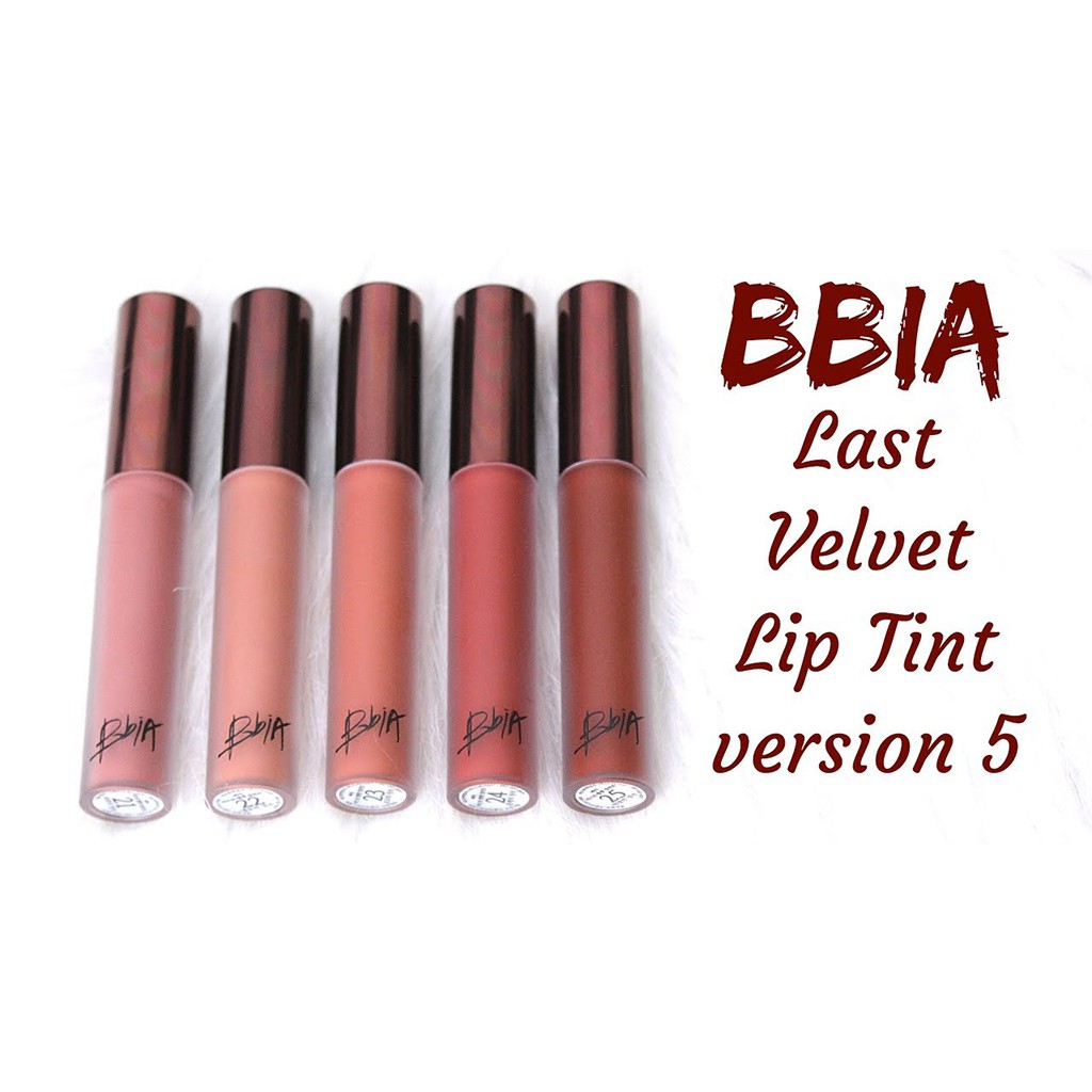 Son Kem Lì Bbia Last Velvet Lip Tint Version 5