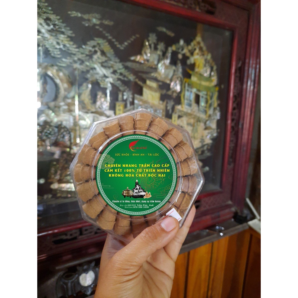 Hương Nụ Trầm thơm sạch hộp 35 viên - Hương Trầm Búp Sen  fpx
