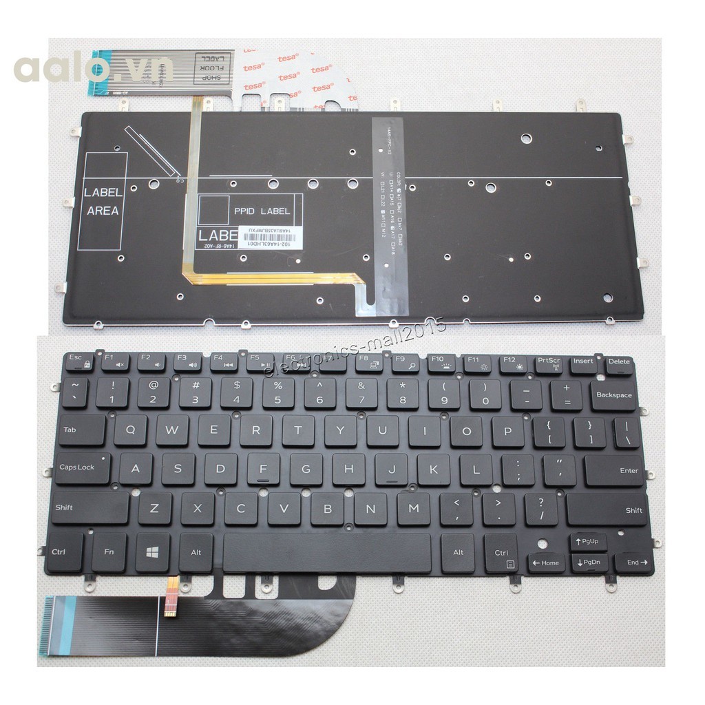 Bàn phím laptop Dell inspiron 13 7347 7348 7352 7353 7359 7548 7547 P57G 7558 P57G002 Có LED