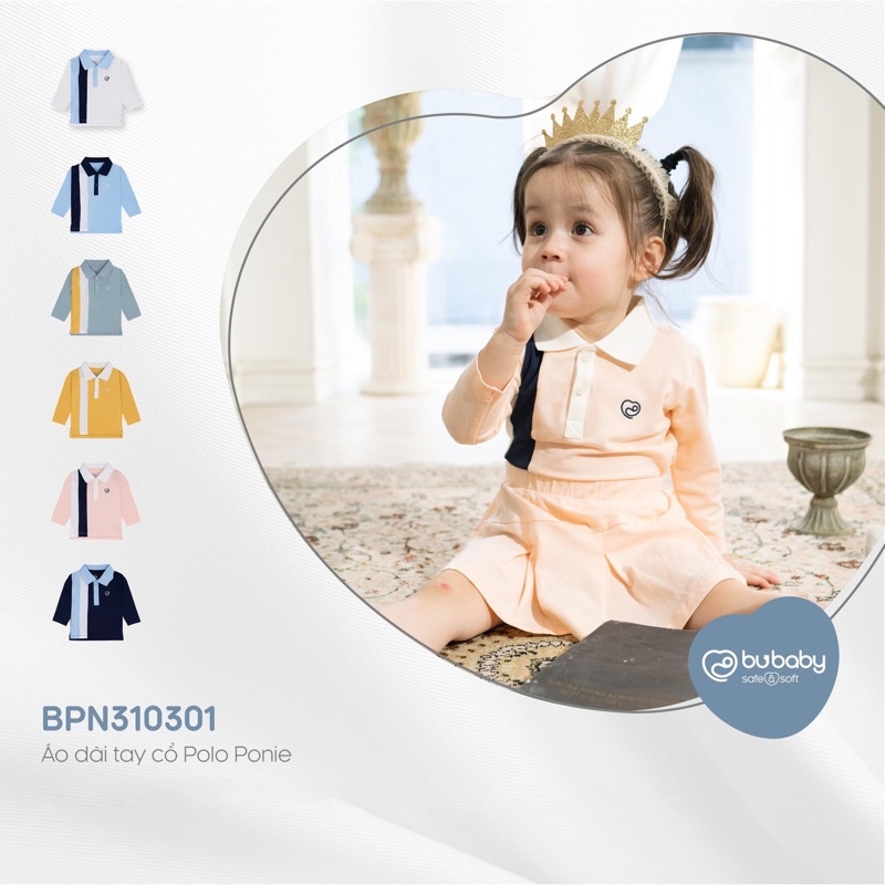 Áo Dài Tay Ponie Bu baby, Áo Thu Đông Bé Trai, Bé Gái BP033.01