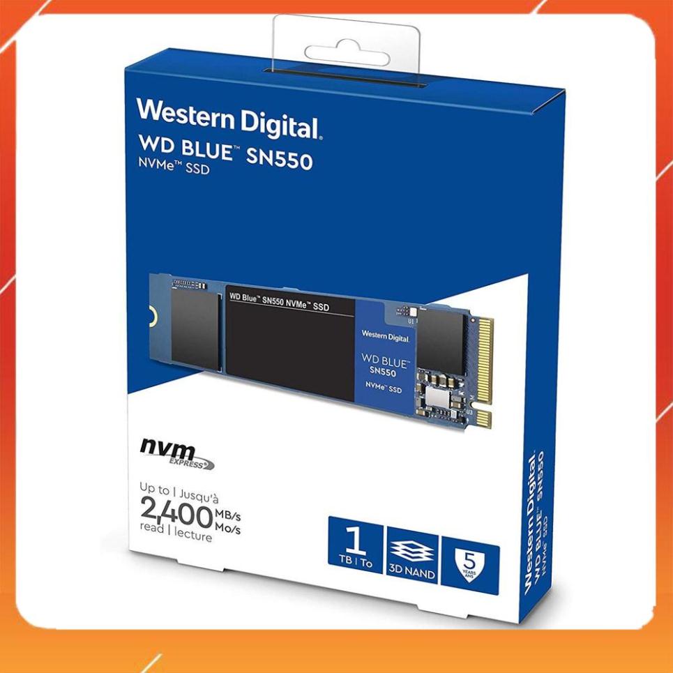 Ổ cứng SSD Western Digital Blue SN550 PCIe Gen3 x4 NVMe M.2 1TB WDS100T2B0C | BigBuy360 - bigbuy360.vn