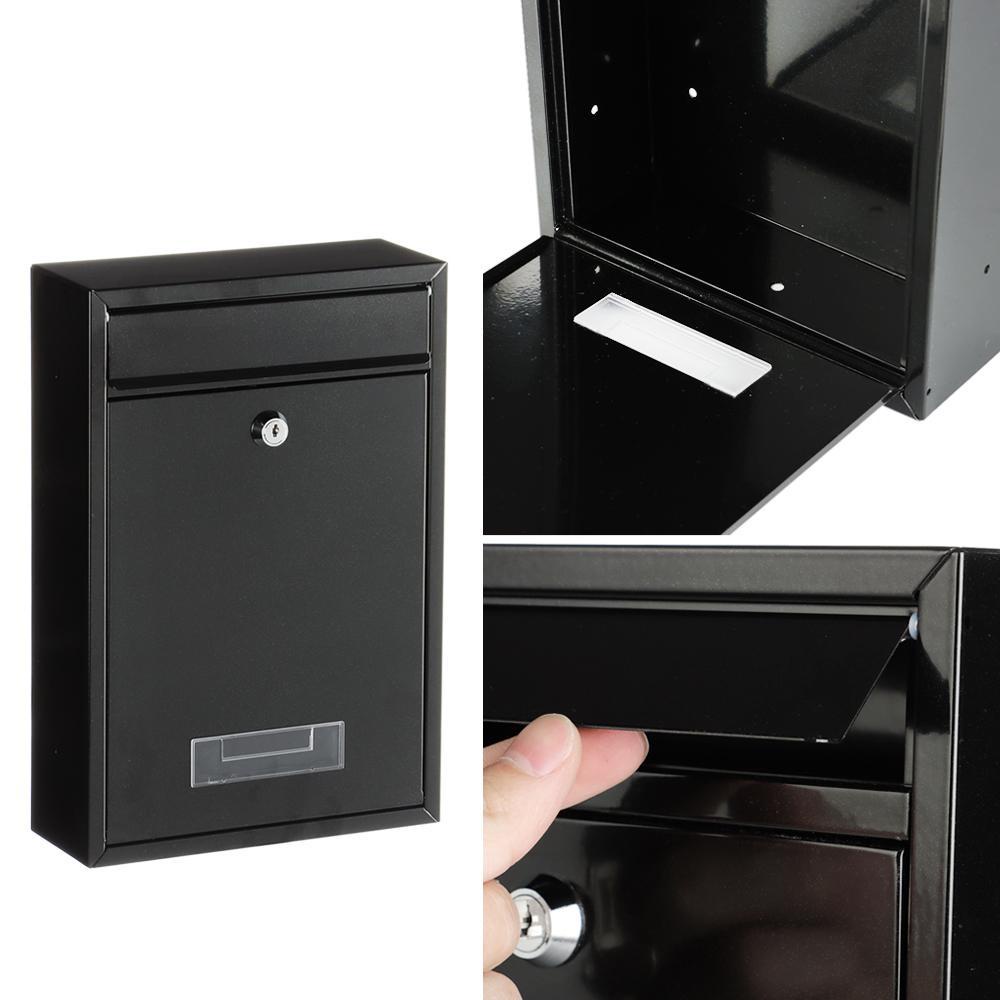 BEBETTERM Hộp Thư Treo Tường Bằng Sắt Có Khóa