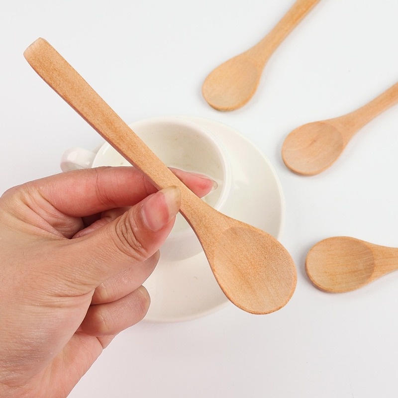 1 Muỗng Ăn Tráng Miệng 13*3cm Chất Lượng Cao