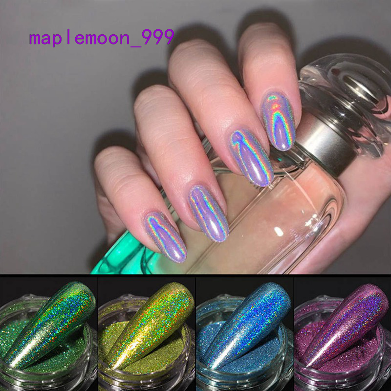 Bột nhũ kim tuyến đắp móng tay trang trí thời trang sành điệu