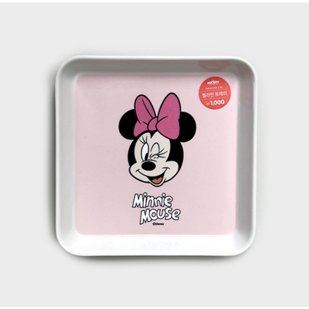 [DAISO Korea] Khay Melamine Mickey / Minnie