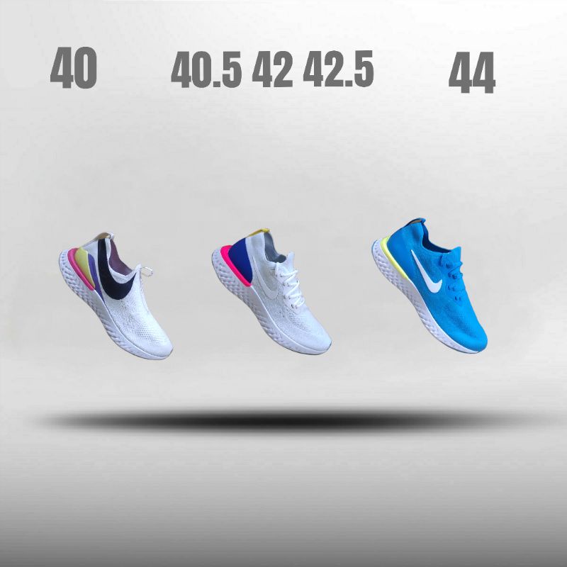 giày running Nike react epic sz 40.5 42 42.5 44