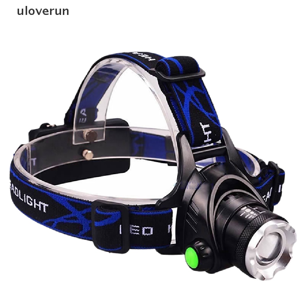 Đèn pin đeo đầu Uloverun 12000LM XM-L XML T6 LED 18650 chất lượng cao tiện dụng cho hoạt động ngoài trời