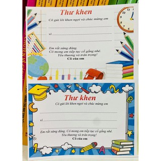 Thư khen mini A6 (80 thư/set)