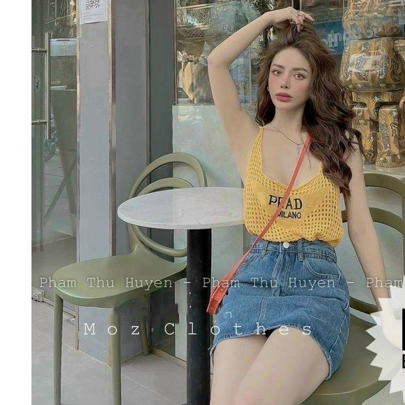ÁO 2 DÂY, ÁO LƯỚI NỮ THÊU CHỮ, THỜI TRANG HOT TREND, HÀNG QUẢNG CHÂU LOẠI 1