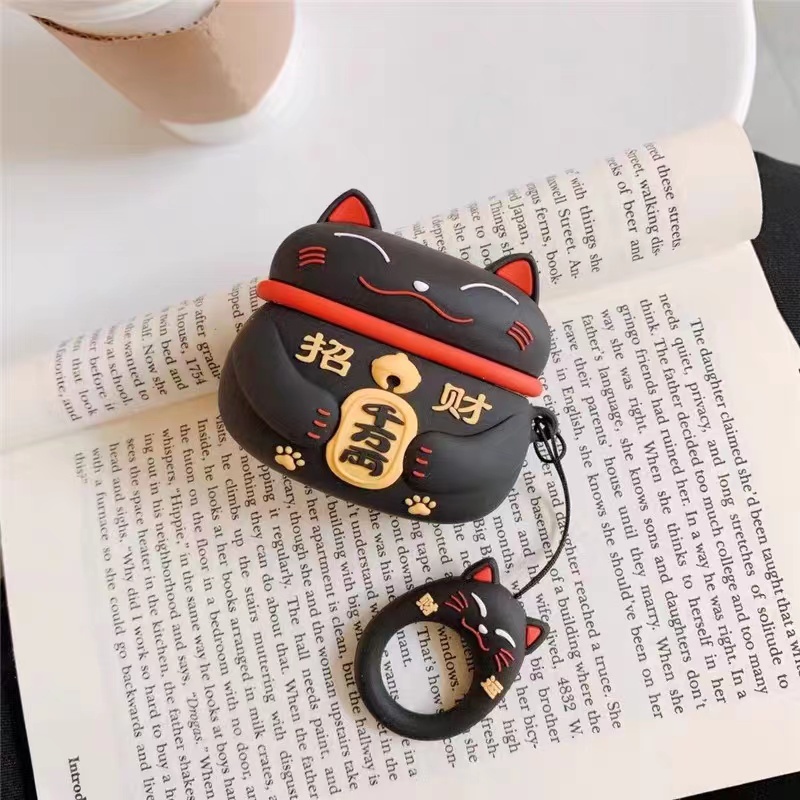Vỏ Bảo Vệ Hộp Sạc Tai nghe không dây Airpods 1/2/3 2021 3 Thiết Kế Dễ Thương Chống Sốc