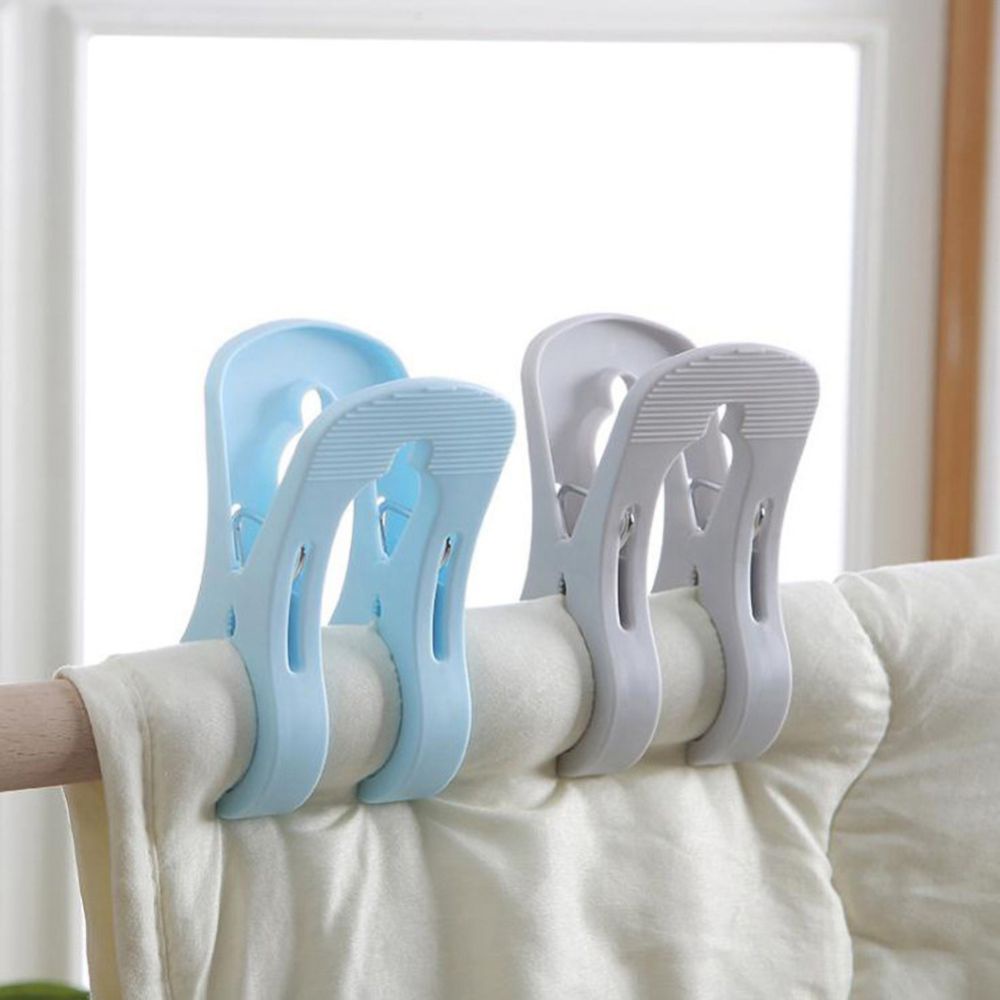1 Kẹp Phơi Quần Áo Chống Gió Bằng Nhựa Đa Năng