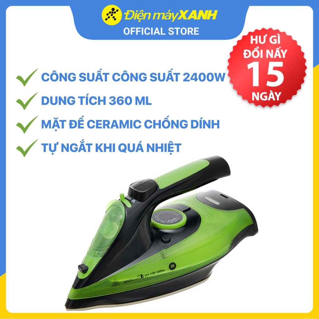 Bàn ủi hơi nước không dây Mishio MK-230