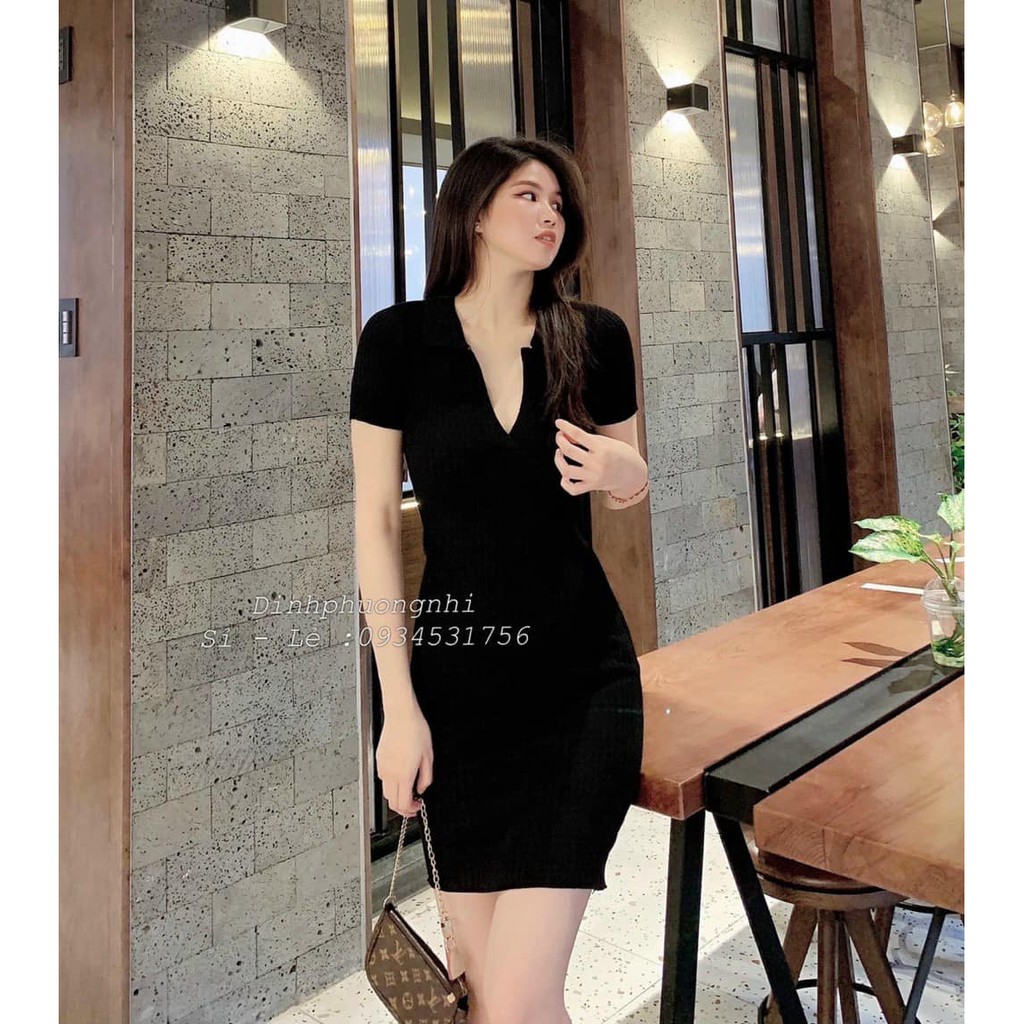 Váy len mỏng cổ đức mã 3008 (kèm ảnh thật,video) | BigBuy360 - bigbuy360.vn