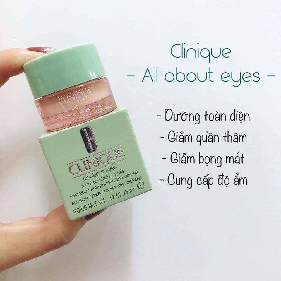 Kem Dưỡng Chống Thâm Quầng Vùng Mắt Clinique All About Eyes 5ml