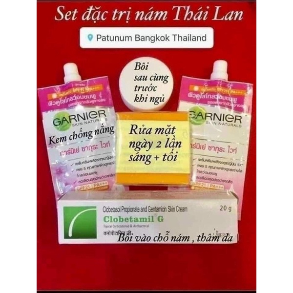 Set túi nám 5 món Chuẩn Thái Lan Cao Cấp