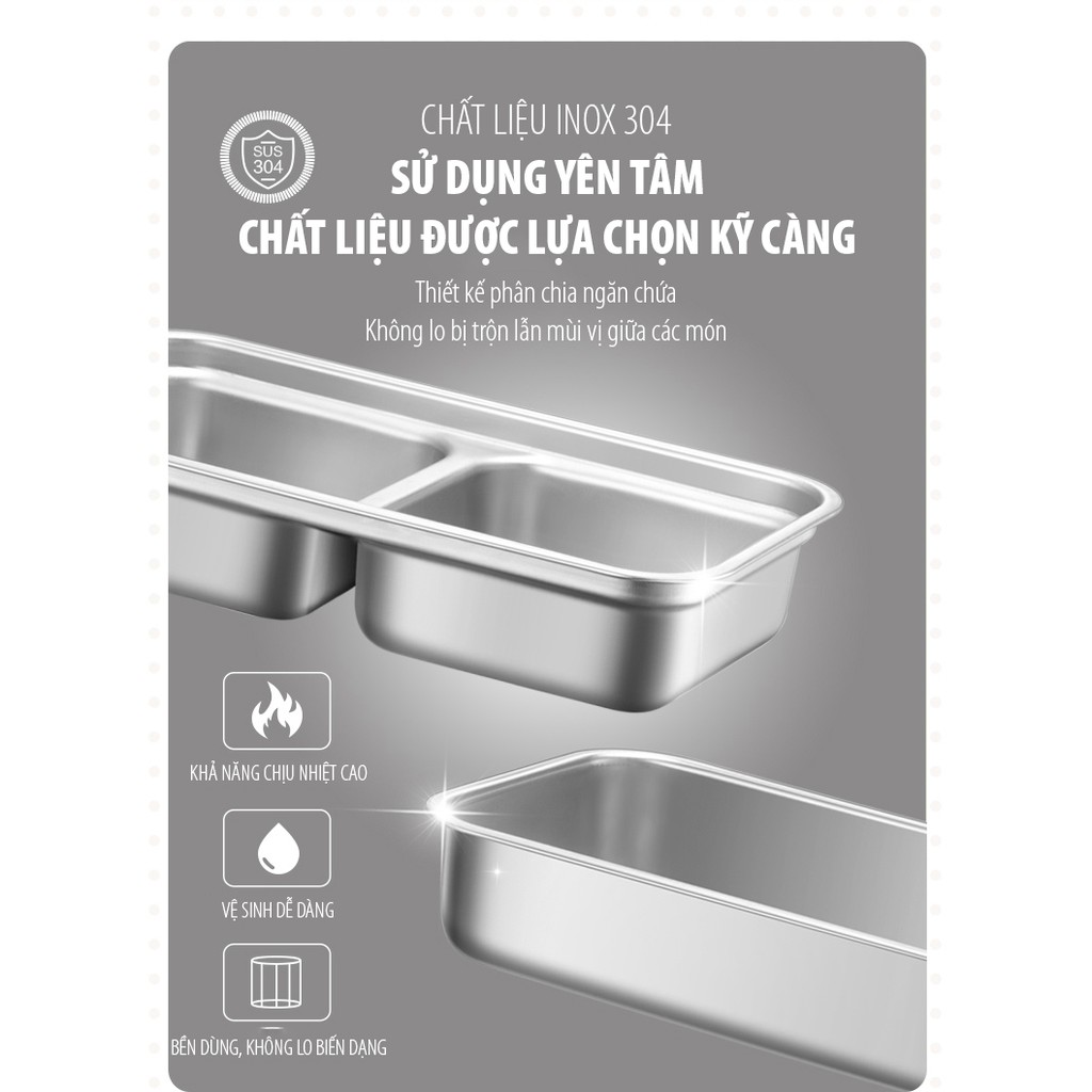 Hộp Cơm Điện Thông Minh Bear Có Hẹn Giờ (Màu Hồng Và Trắng) Khay Inox Có Nặp Đậy Và Hút Chân Không Để Bảo Quản Thức Ăn | BigBuy360 - bigbuy360.vn