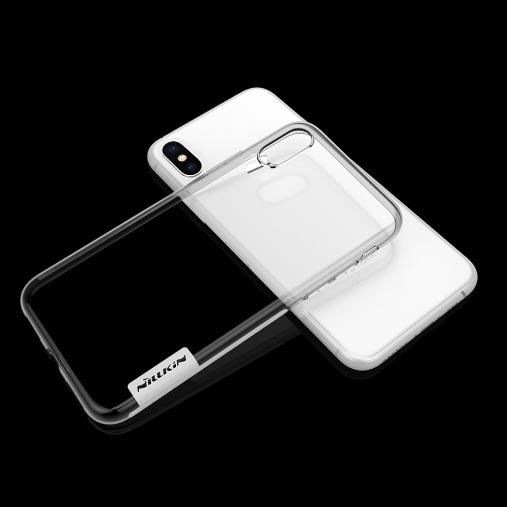 [TẶNG CƯỜNG LỰC] ỐP LƯNG IPHONE X - XS NILLKIN SILICON CHÍNH HÃNG [GIÁ TỐT]