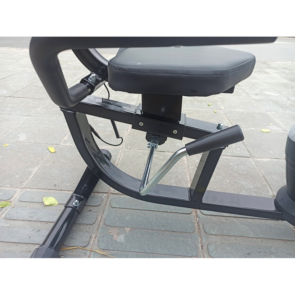 [Tặng bàn lăn chân] XE ĐẠP TẬP THỂ DỤC PF-56R   Xe đạp thể dục có yên tựa cho người già | Điều chỉnh yên bằng cần gạt