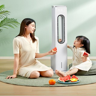 Quạt tháp không cánh Chigo cung cấp ion âm, lọc không khí, phun sương có điều khiển