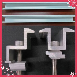 Thanh Rail kẹp biên kẹp giữa thanh ray nhôm dài 30cm gắn pin năng lượng mặt trời