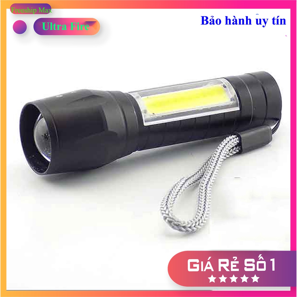 Đèn pin cầm tay mini sạc pin USB Charge nhỏ gọn, tiện dụng - Giá tốt chỉ hôm nay