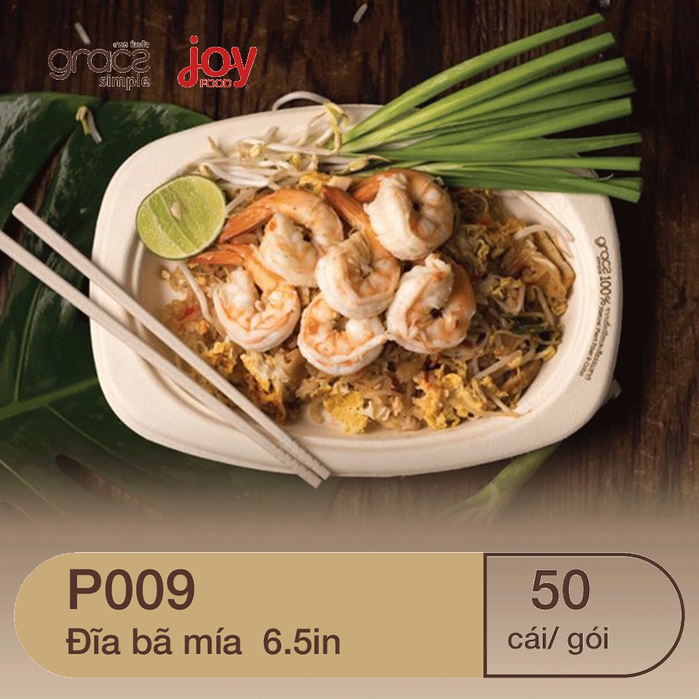 50 đĩa bã mía oval Gracz 6.5in , đĩa dùng 1 lần quay được trong lò vi sóng