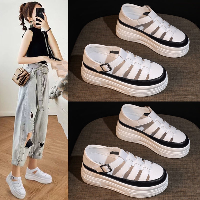 Giày Sandal Thể Thao Đế Dày Thời Trang Mùa Hè 2022 Mới Cho Nữ