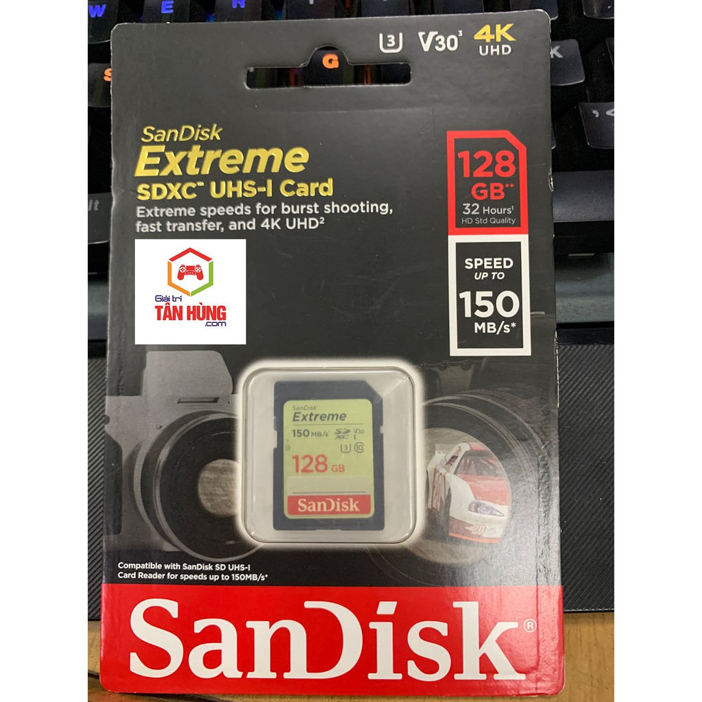 Thẻ nhớ SanDisk Extreme PRO SDXC 32Gb 64Gb UHS-I U3 4K V30 170MB/s - Model 2019 Hàng Công ty