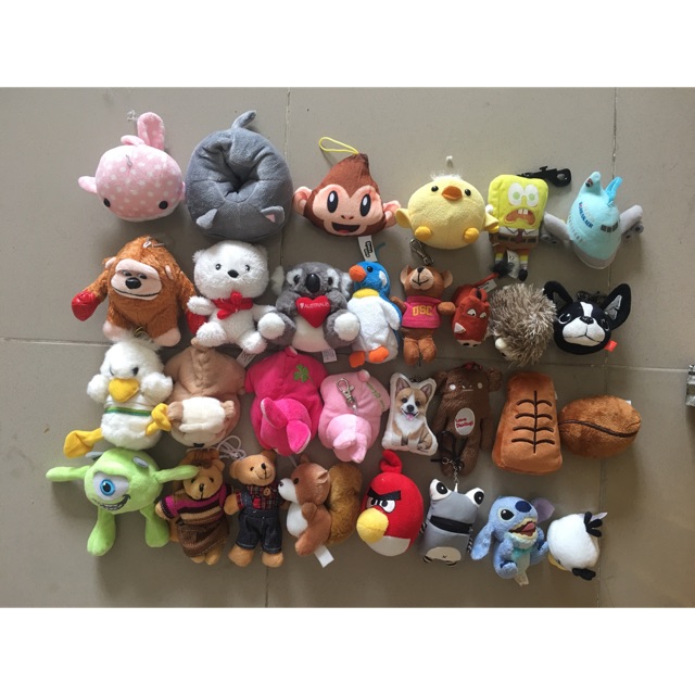 Set gấu bông 30con 250k size 10-15cm