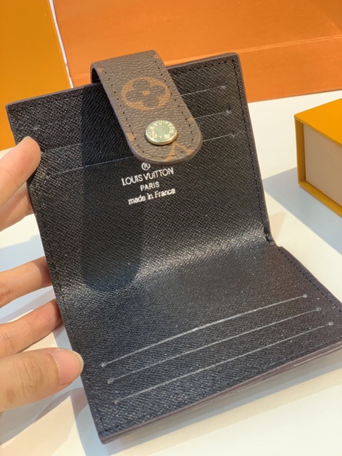 Ví cài thẻ fullbox cam