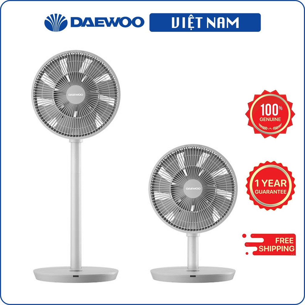 Daewoo F3 PRO - Quạt đứng - Có thể tích hợp PIN sử dụng không dây