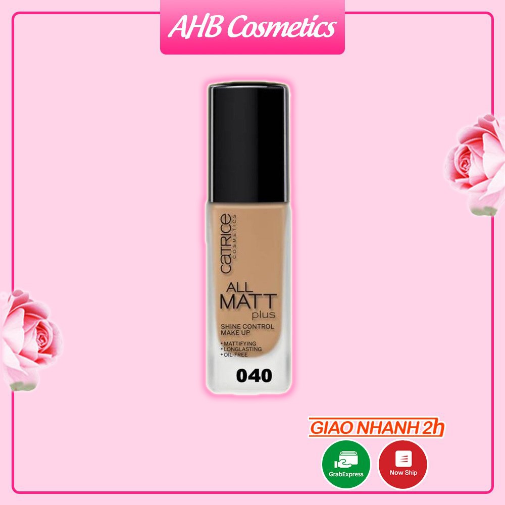 Kem nền che phủ Catrice all matt 18h