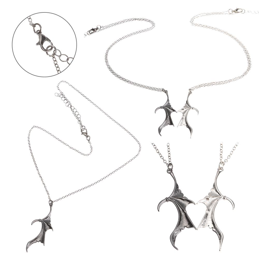 Vòng cổ Mặt Hình Cánh Dơi Và Trái Tim Thời Trang