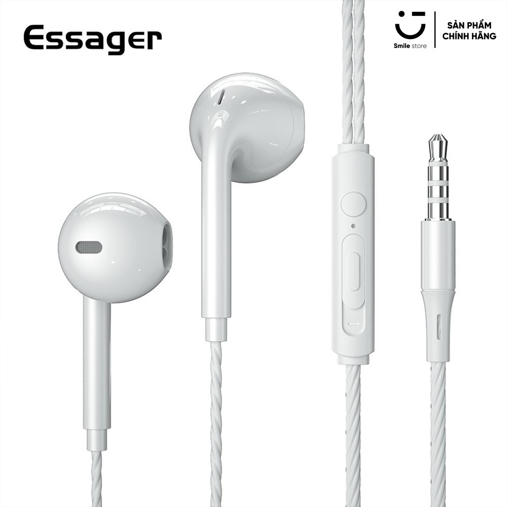 Tai Nghe Có Dây Essager Tích Hợp Mic Hỗ Trợ Tất Cả Các Thiết Bị IOS, Android Có Jack Cắm 3.5mm