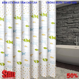 Rèm cửa sổ phòng ngủ, Rèm nhà tắm cao cấp, vải dù chống thấm cao cấp, không sợ rách, BH uy tín bởi Good 365 Mẫu SP 10,