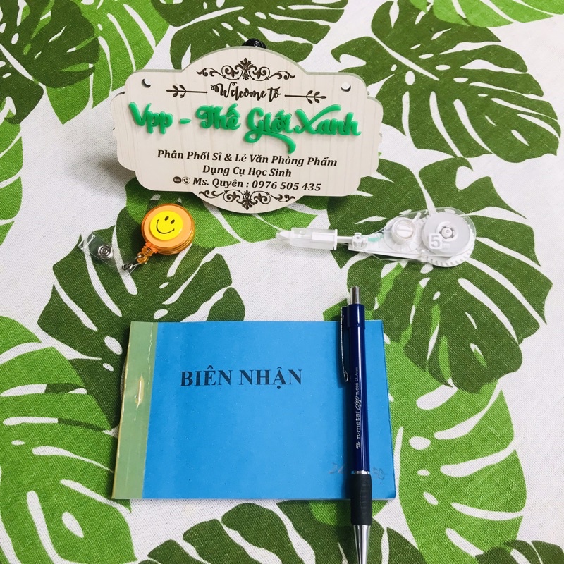 BIÊN NHẬN 2 LIÊN 15x10cm 30 BỘ